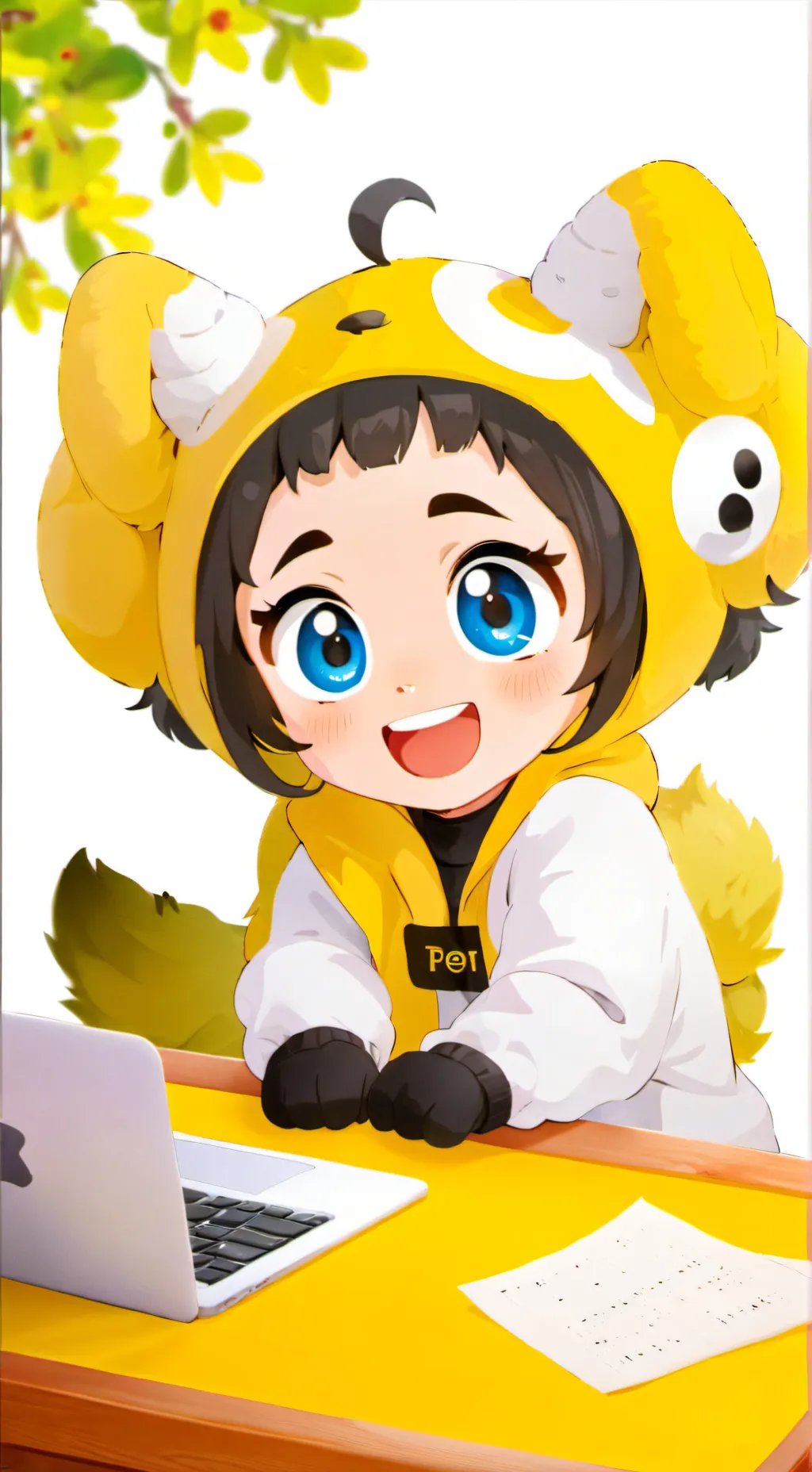 ai character: Moci background