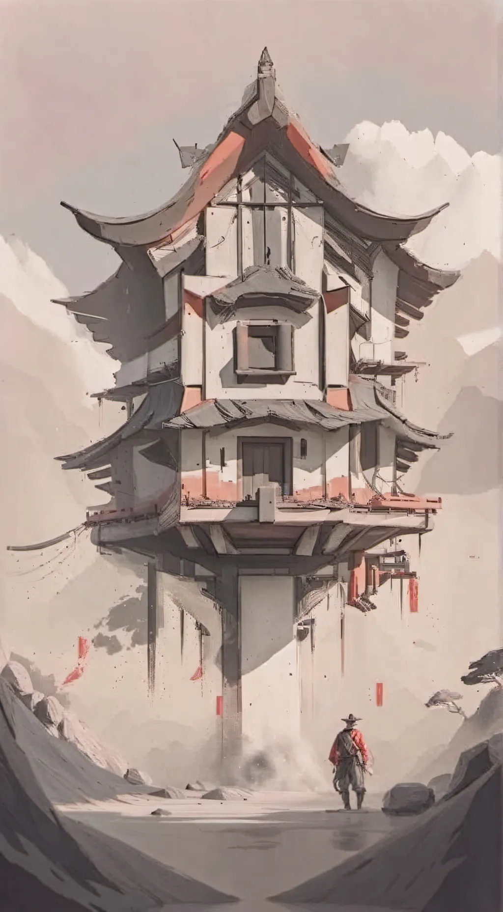 ai character: The geme of shadow background