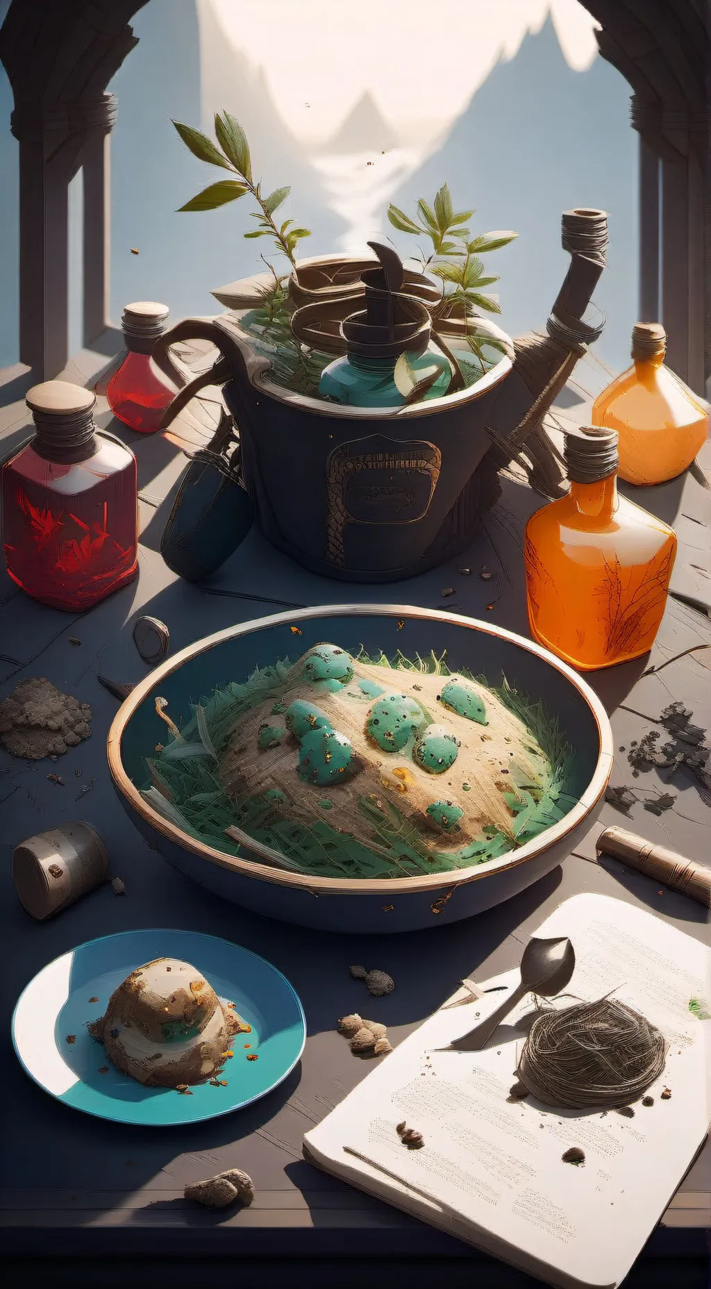 ai character: poisons as humans background