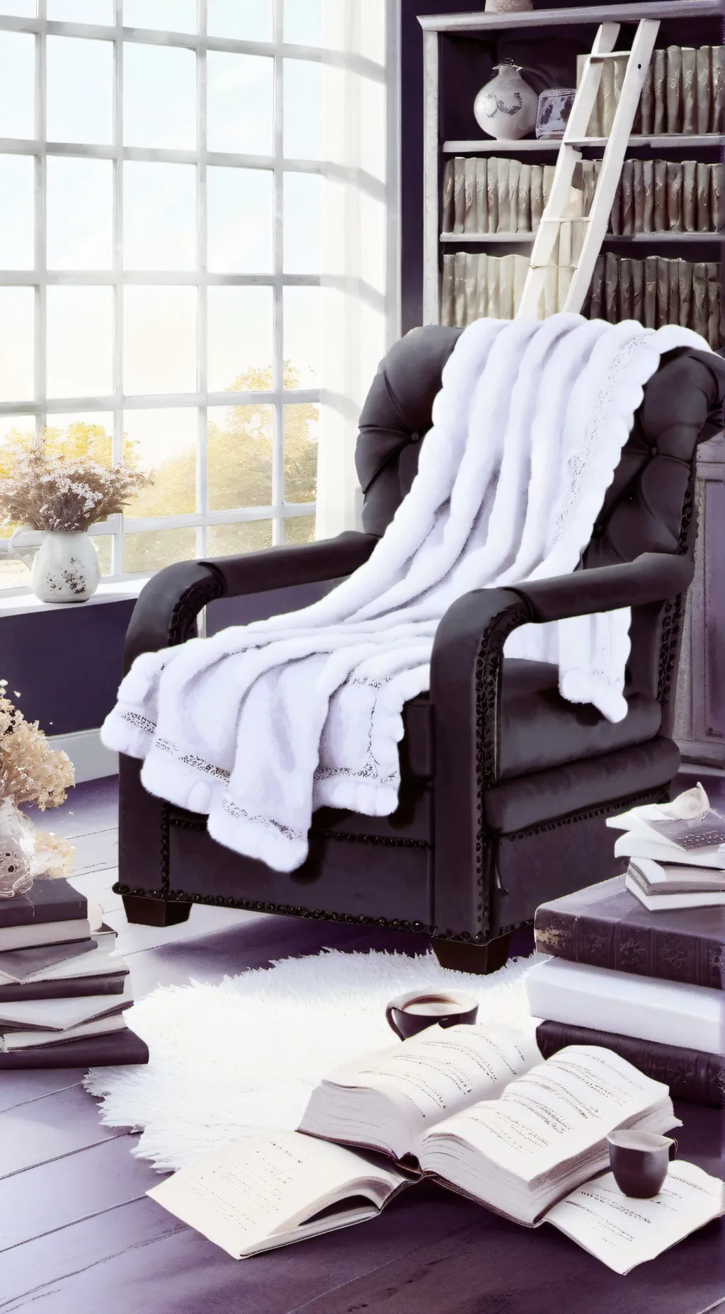 ai character: safe room background