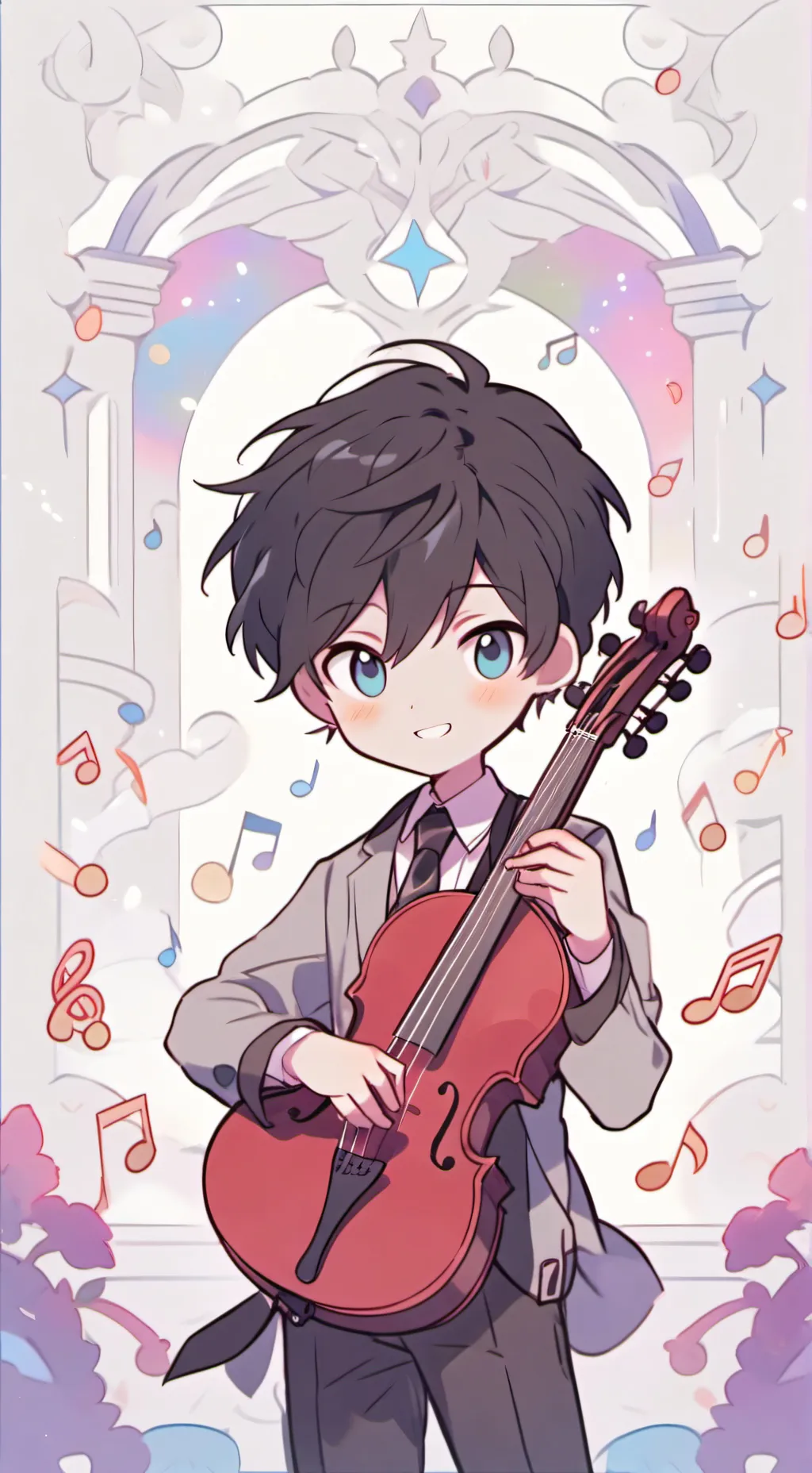 ai character: 🍷🎻Leo 🎻🍷 background