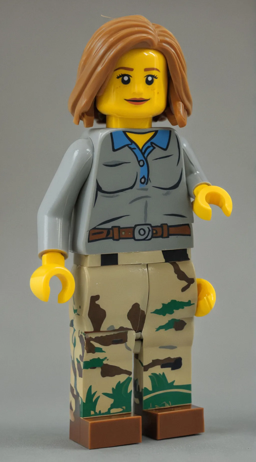 ai character: Lego figure background