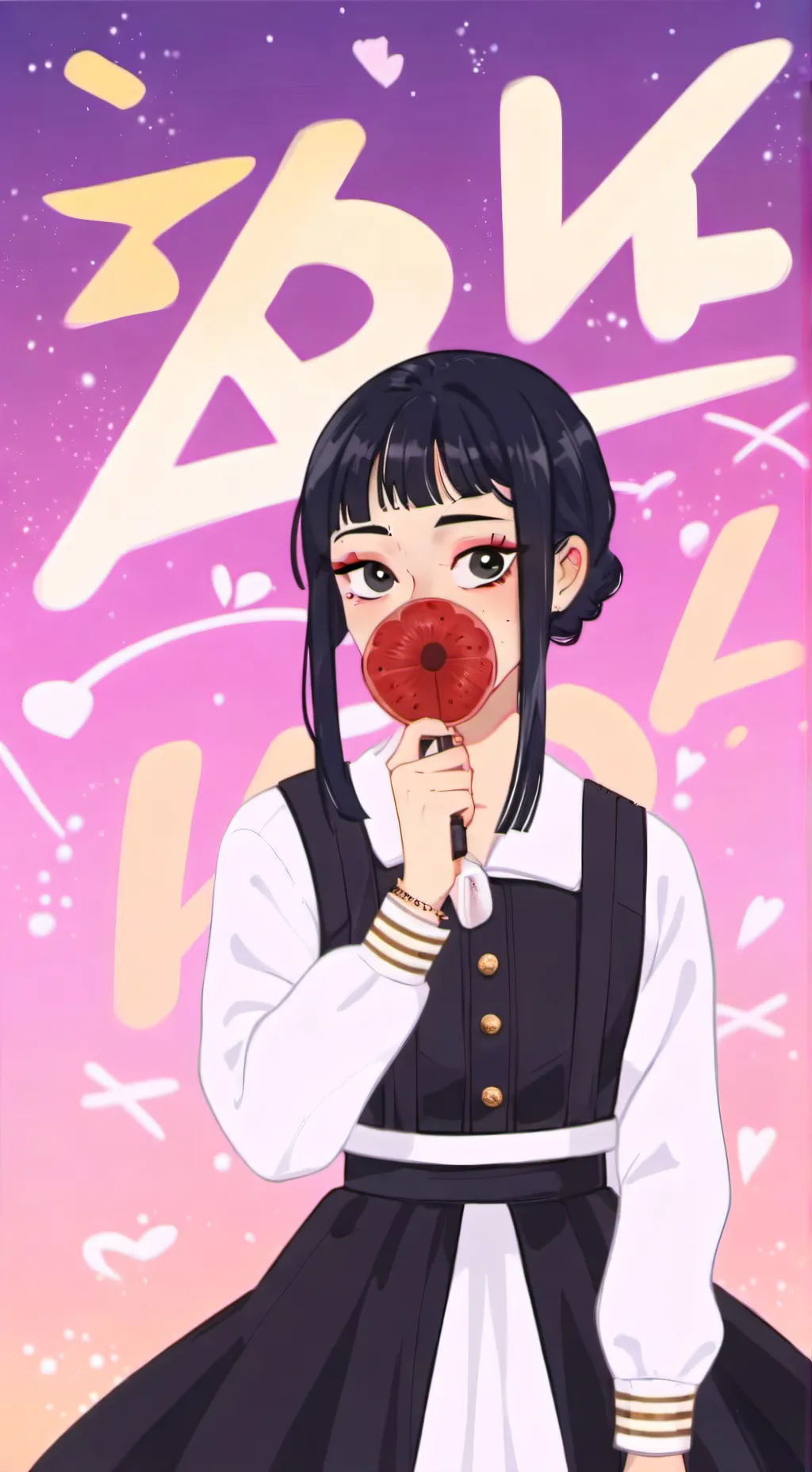 ai character: zoey x mistery background