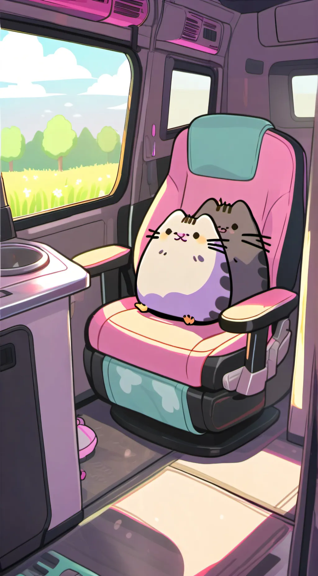 ai character: VACATION FS background