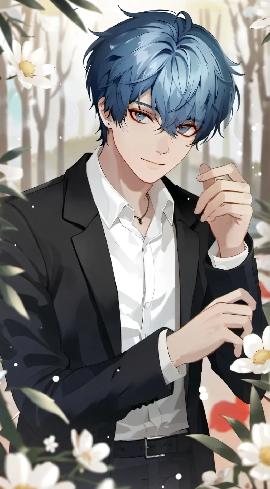 ai character: Mystery background