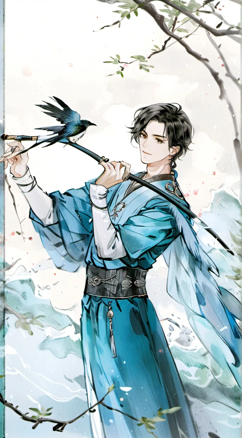 ai character: Damian background