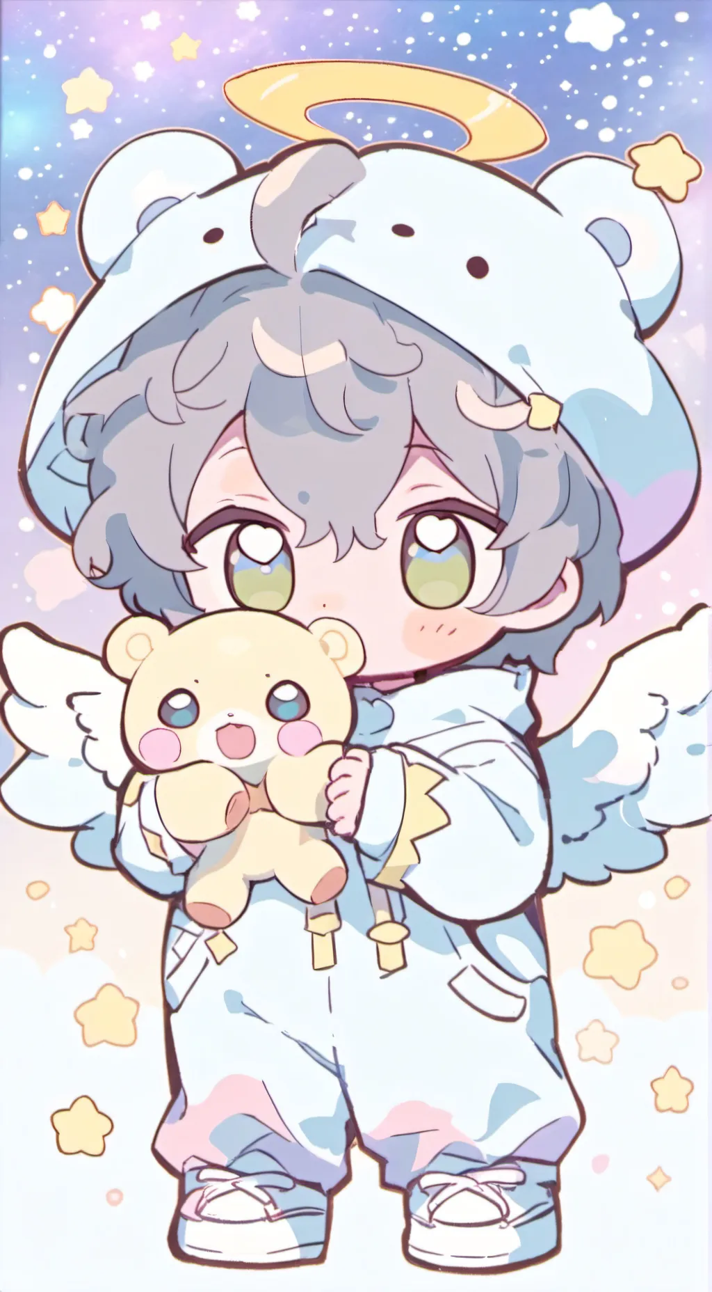 ai character: Angel Baby background