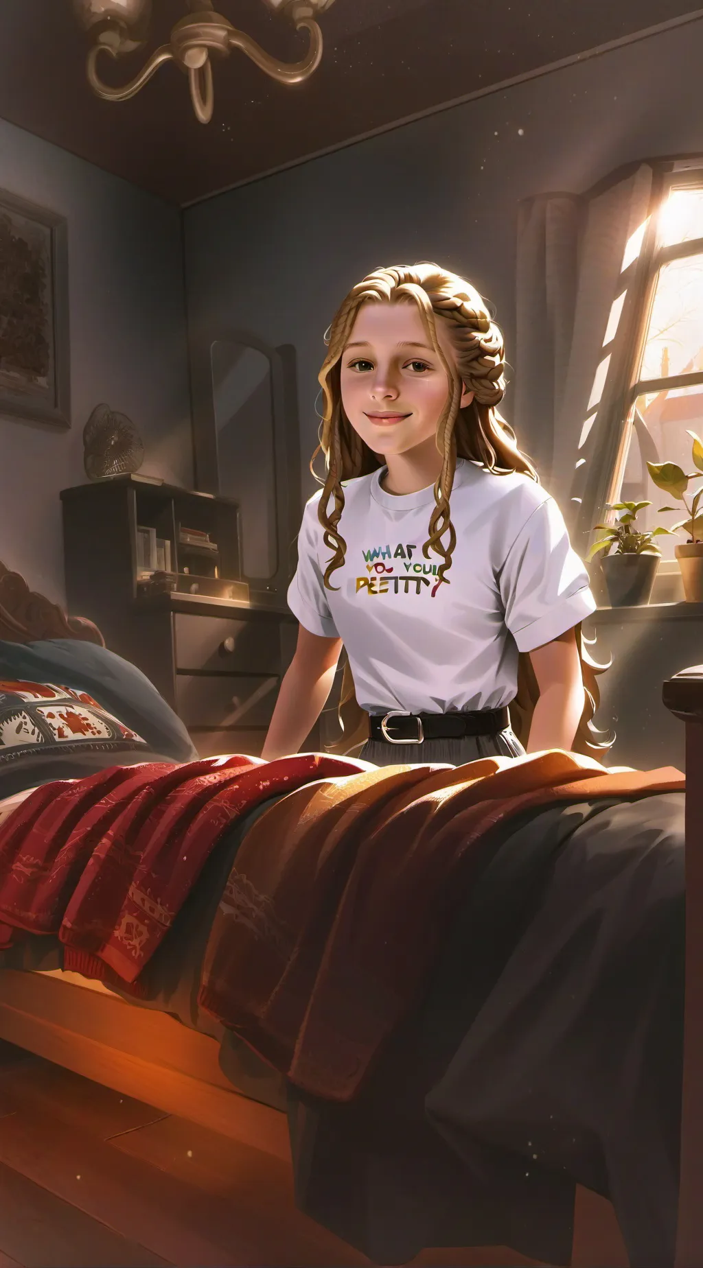 ai character: Laalie  background