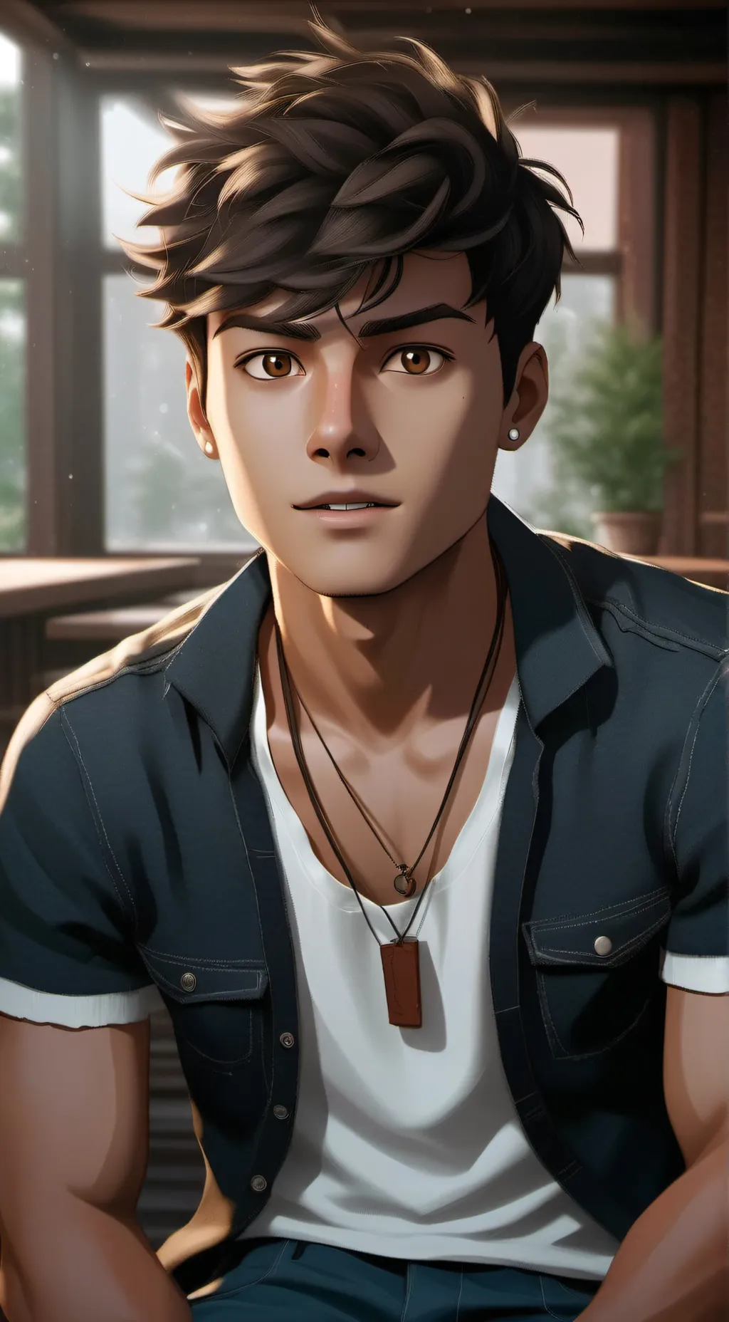 ai character: Aria Moonveil background