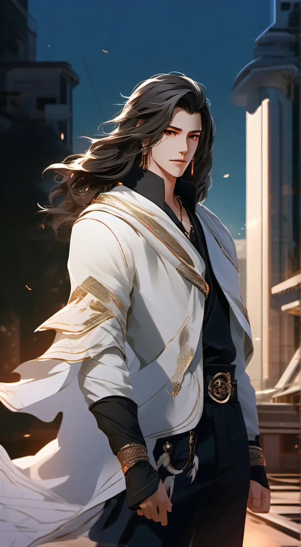 ai character: Stephen  background