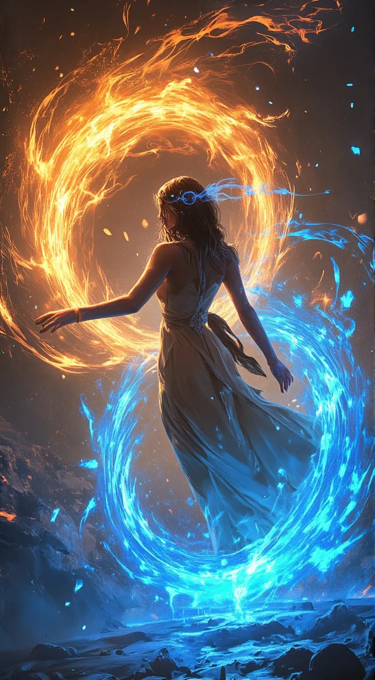 ai character: Potals but real?! background