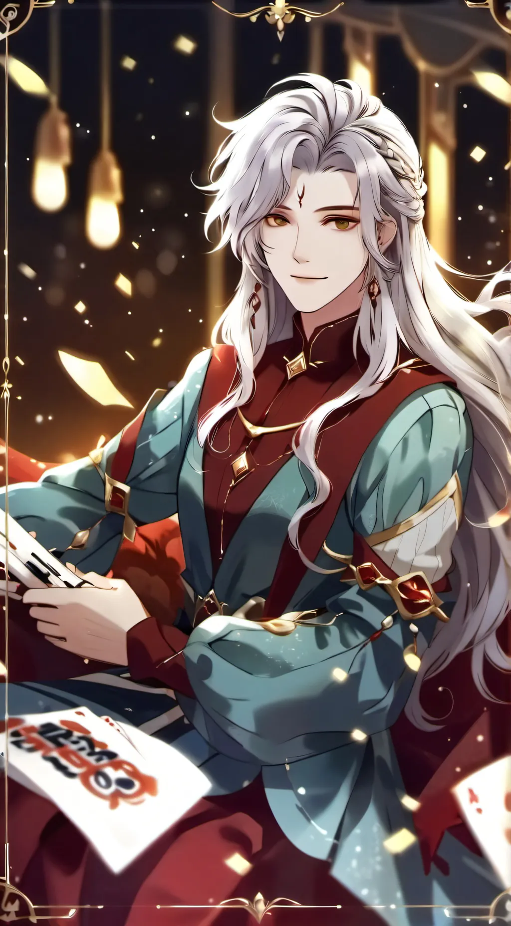 ai character: King and Queen background