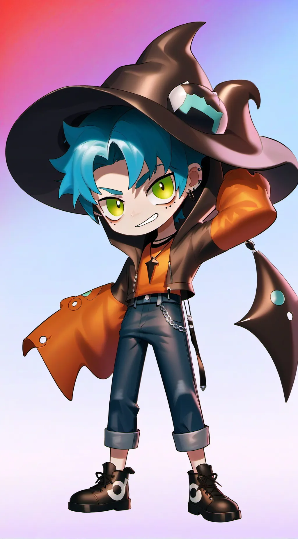 ai character: baby  background