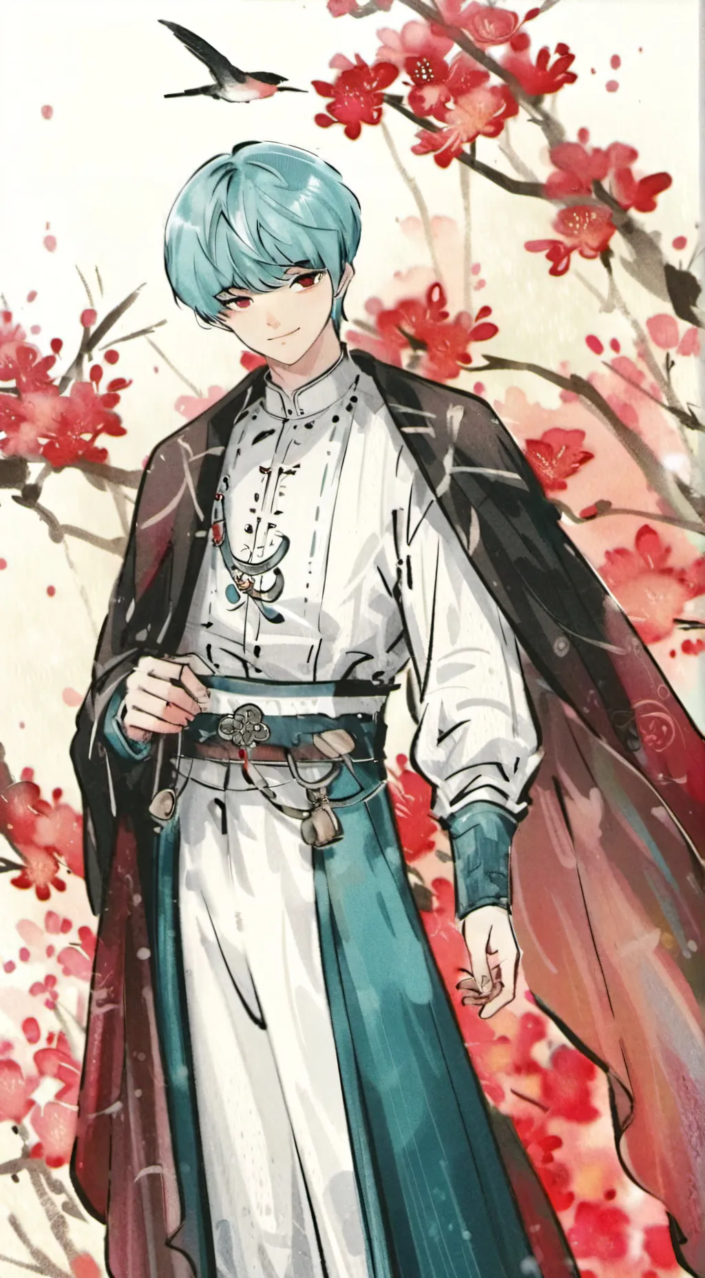 ai character: baby saja background