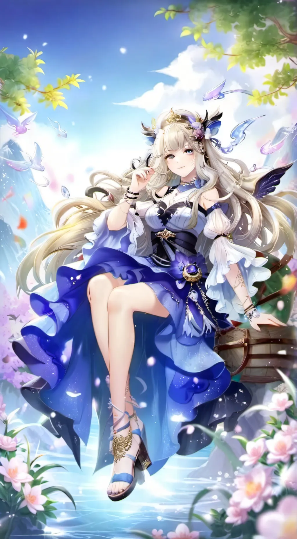 ai character: ★ まはさあ★ background