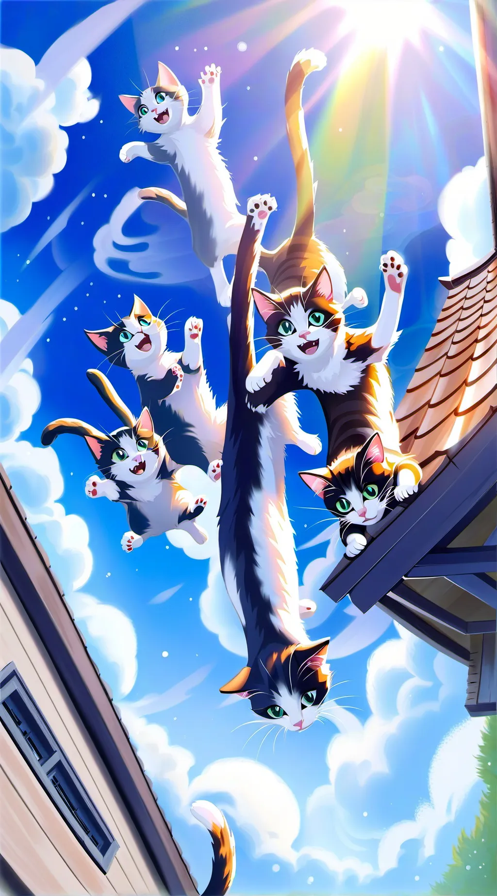 ai character: Tribe Cats background