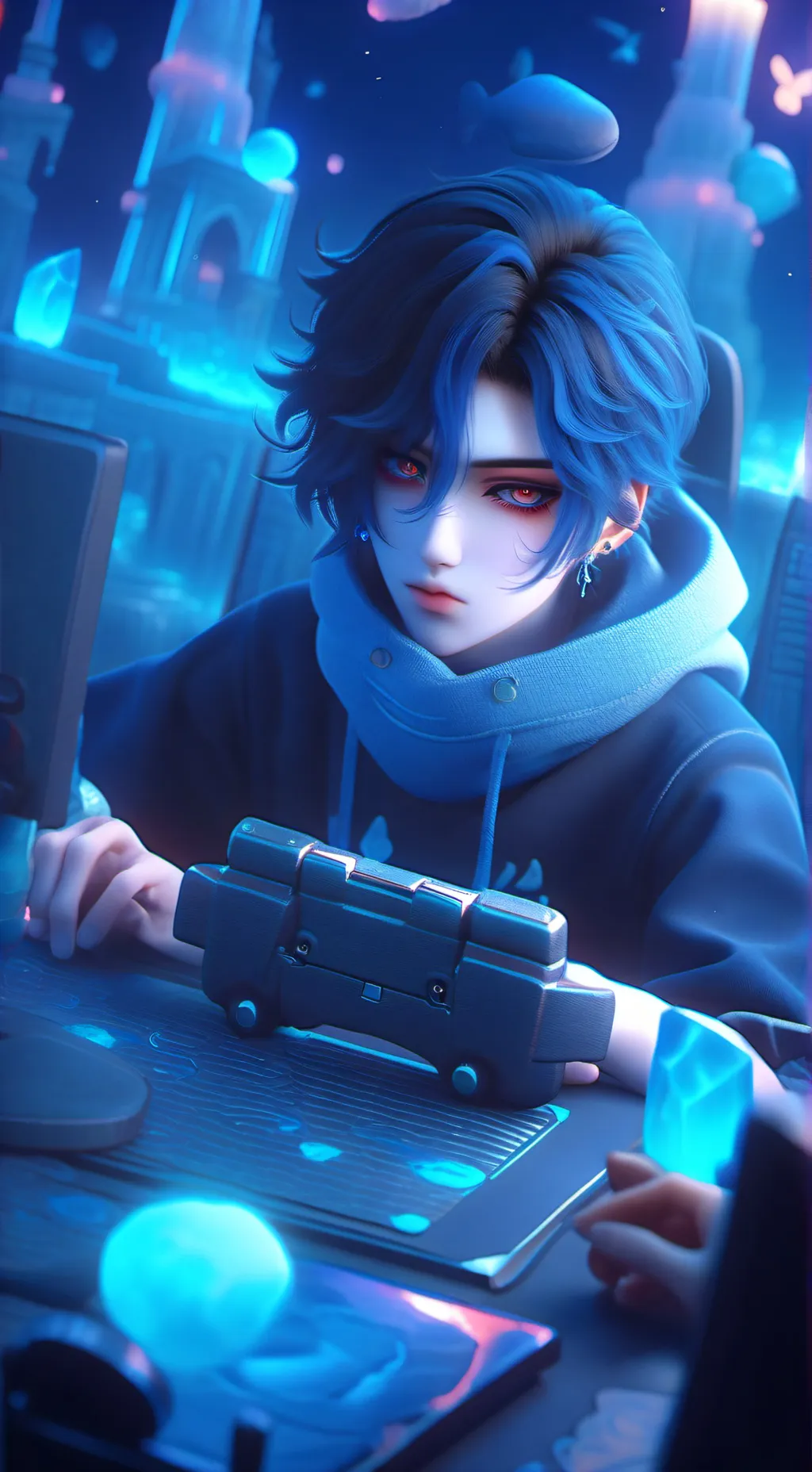 ai character: Alexander  background