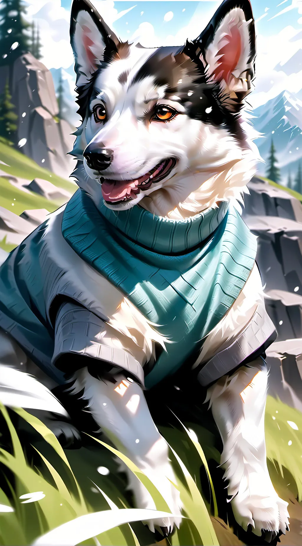 ai character: dw but u chill background