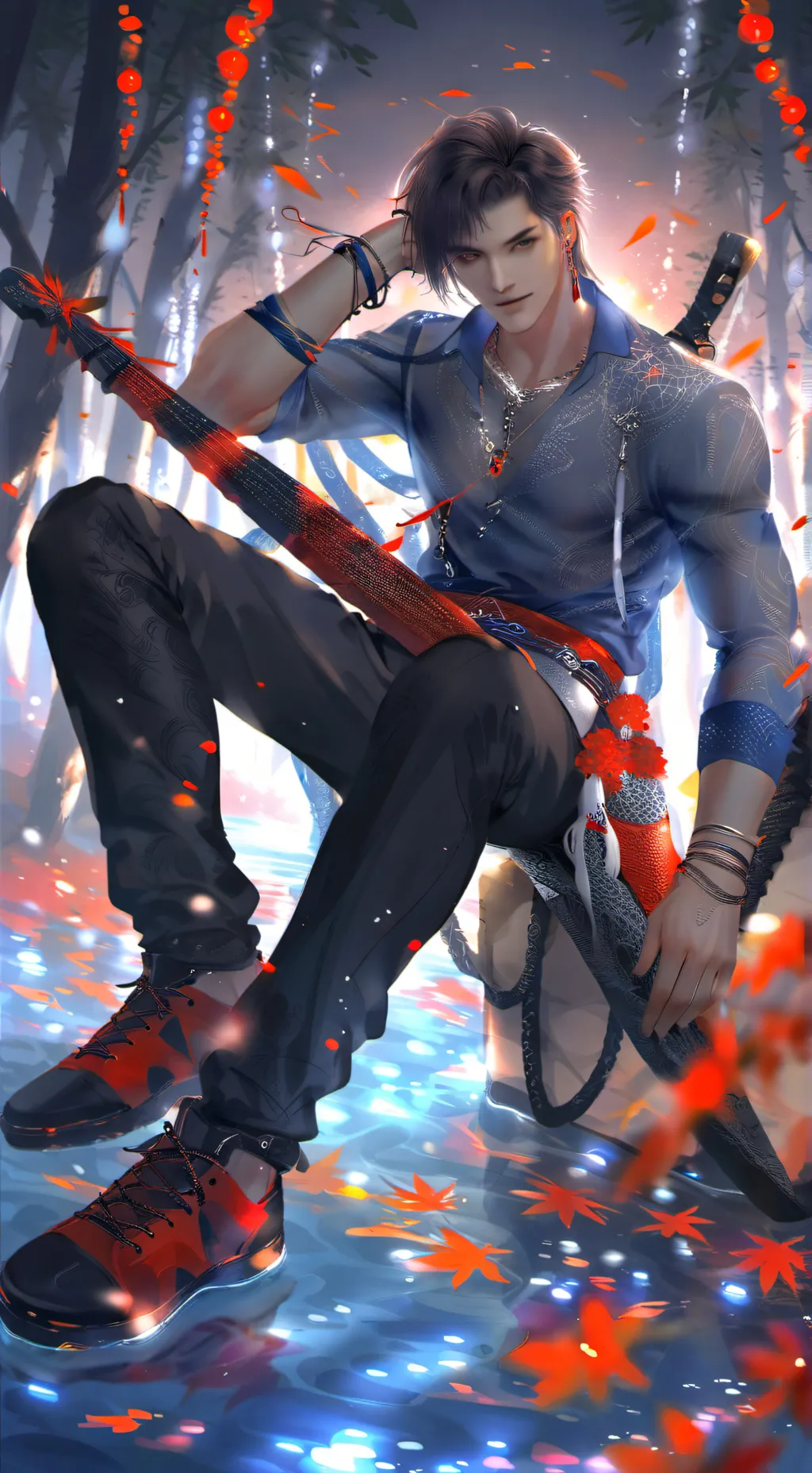 ai character: laugachi background