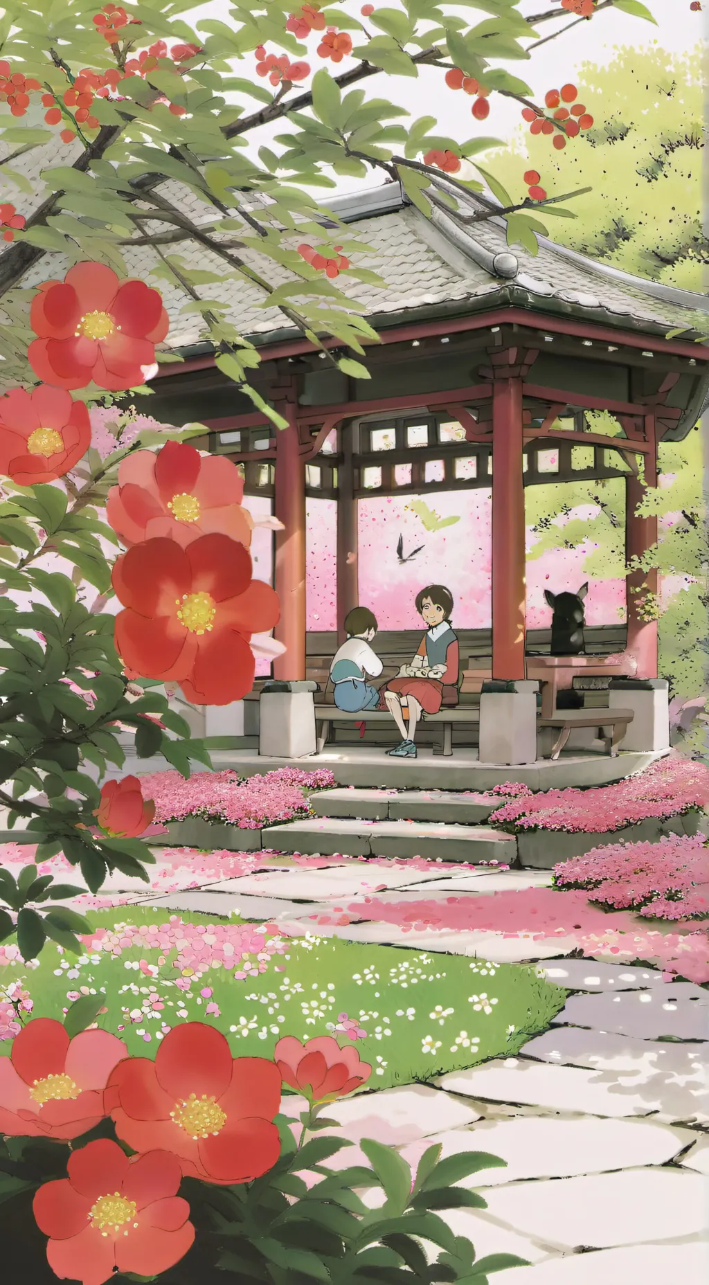 ai character: pick me in school background