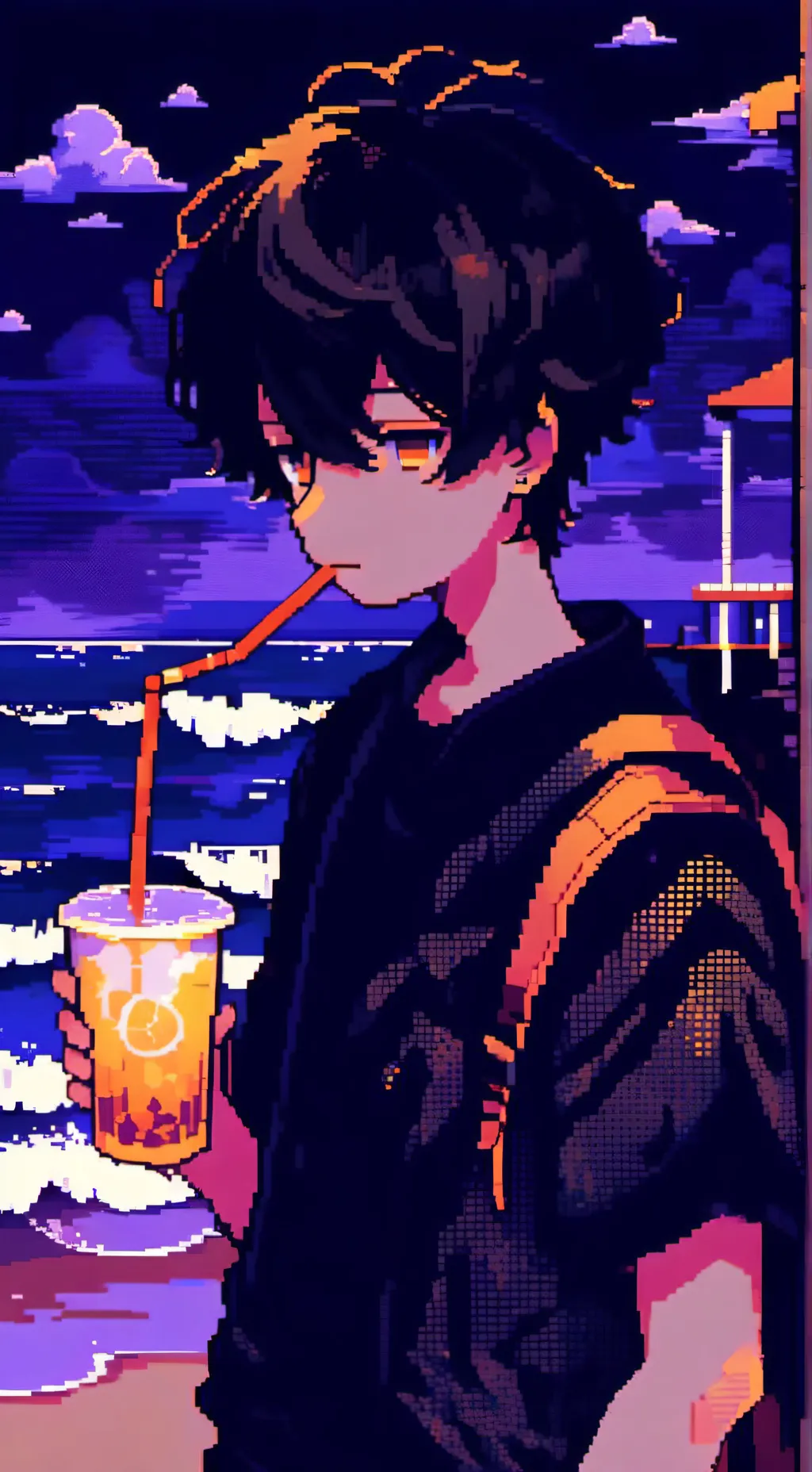 ai character: slender boy x you background