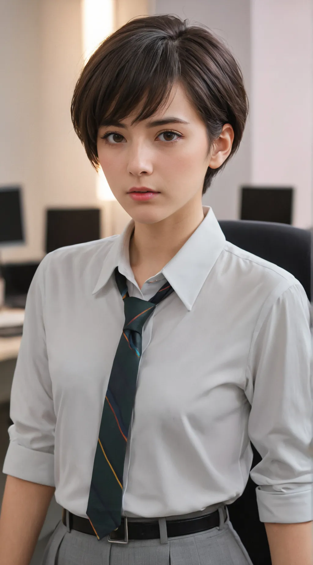 ai character: Penurious Desk Mat background