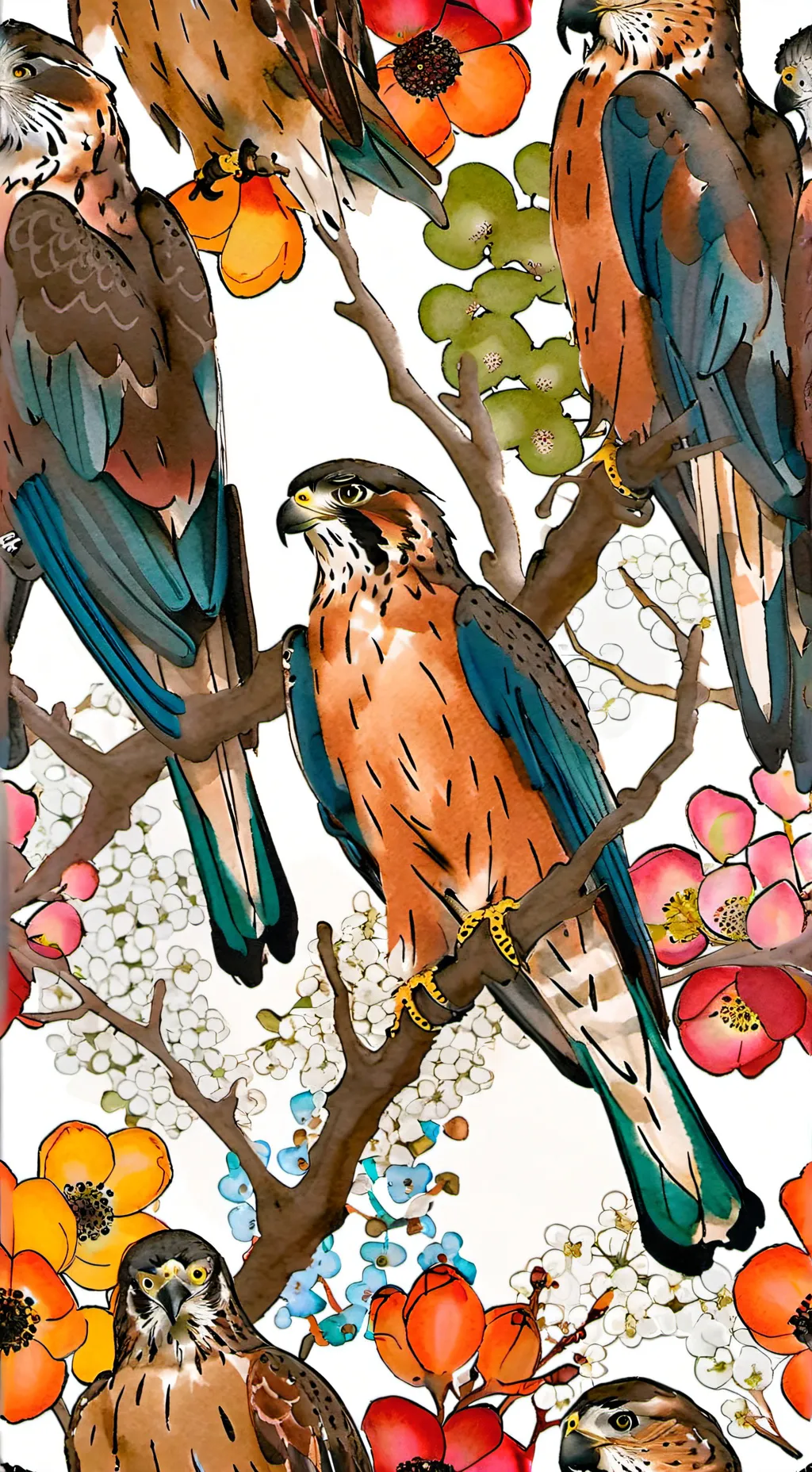 ai character: Agenda izu × hawks background