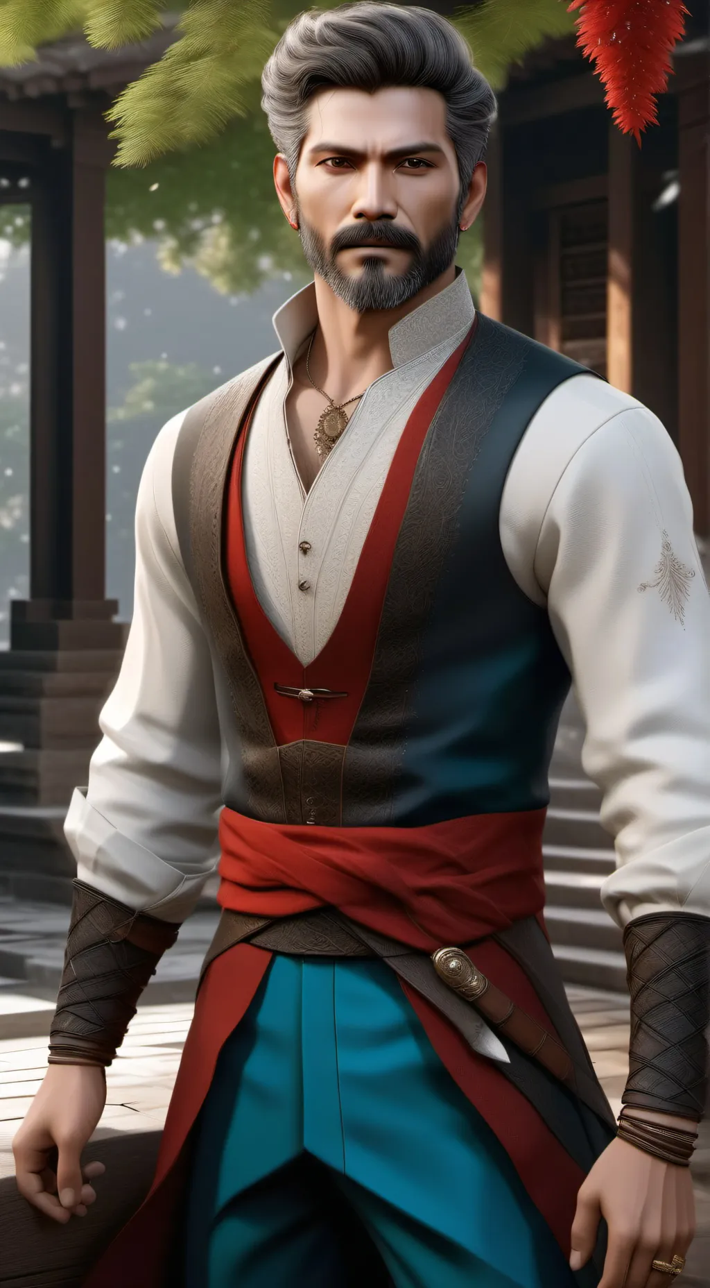 ai character: Restraint background