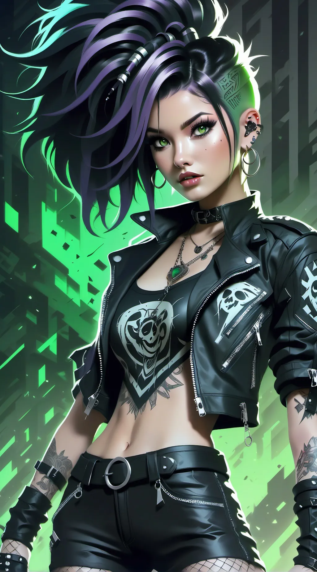 ai character: Jennifer  background