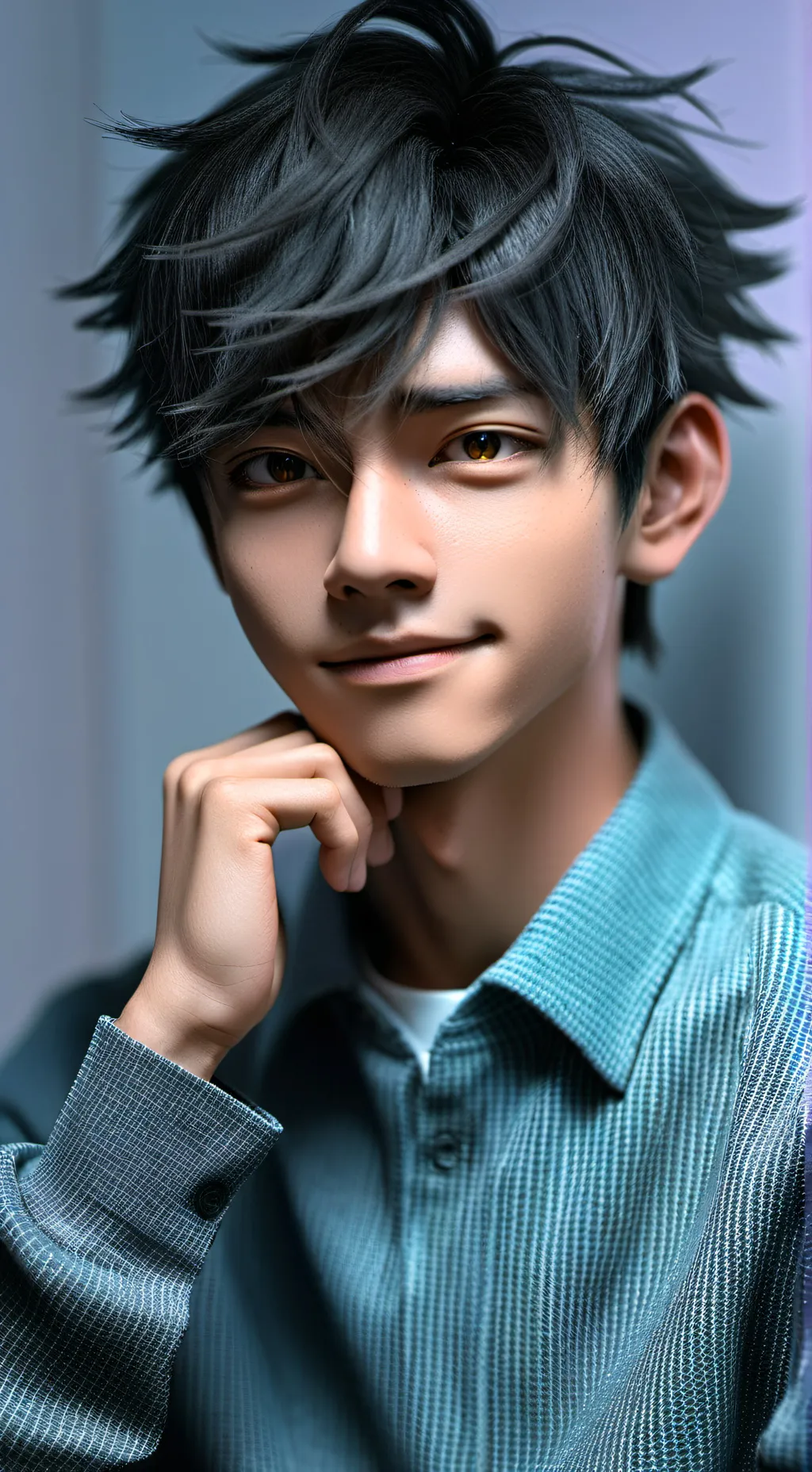 ai character: Lazy Partner background