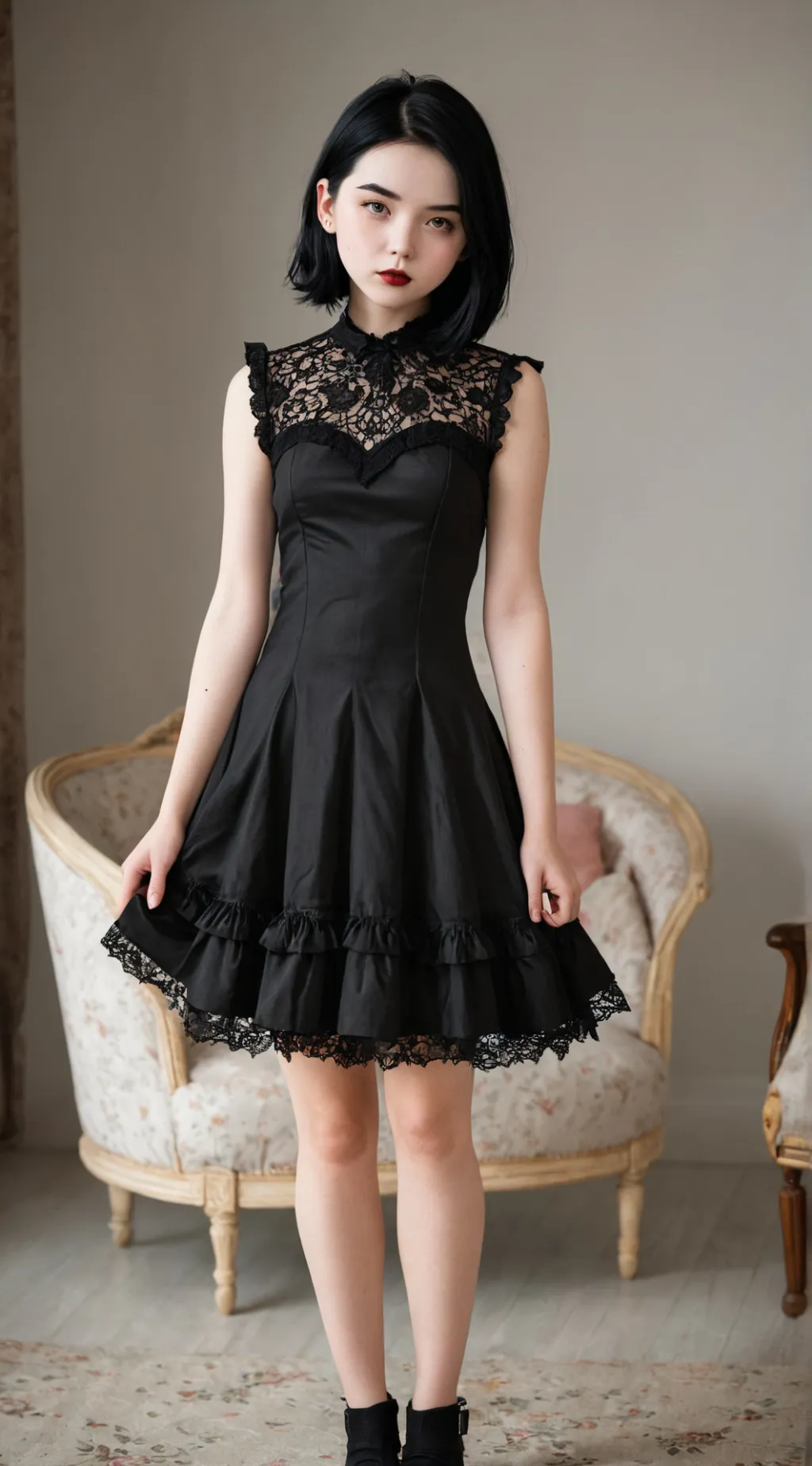 ai character: Lila Blackwood background