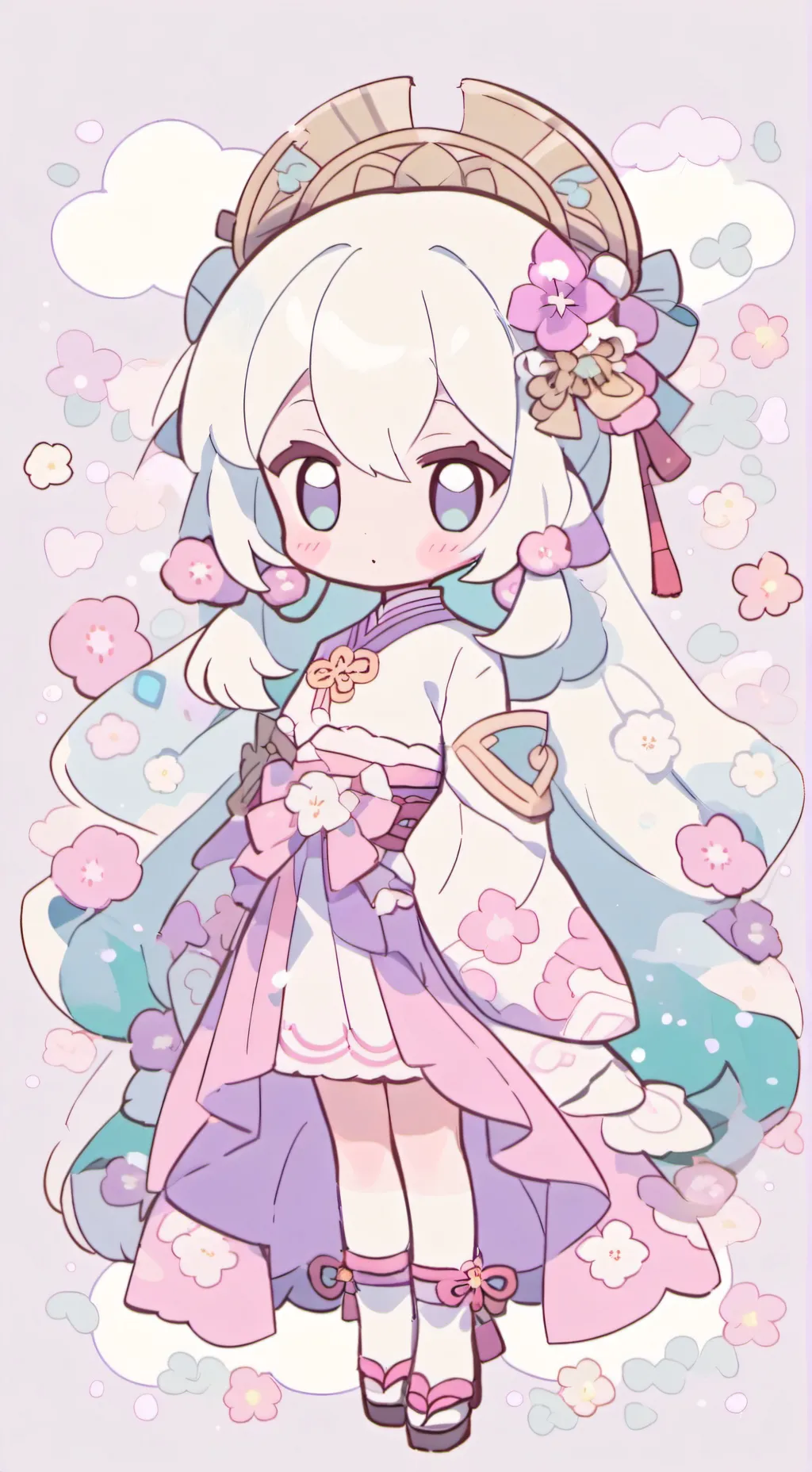 ai character: Utahime Lori background