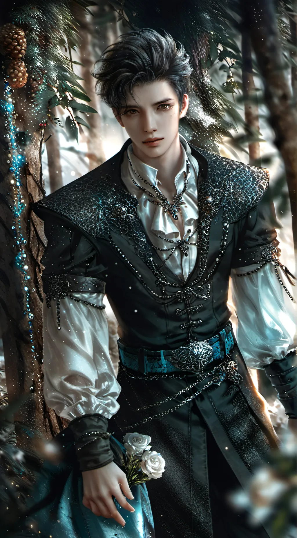 ai character: sus belt  background