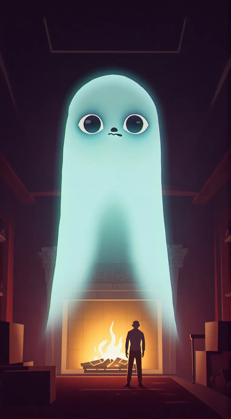 ai character: Ghost 👻 background