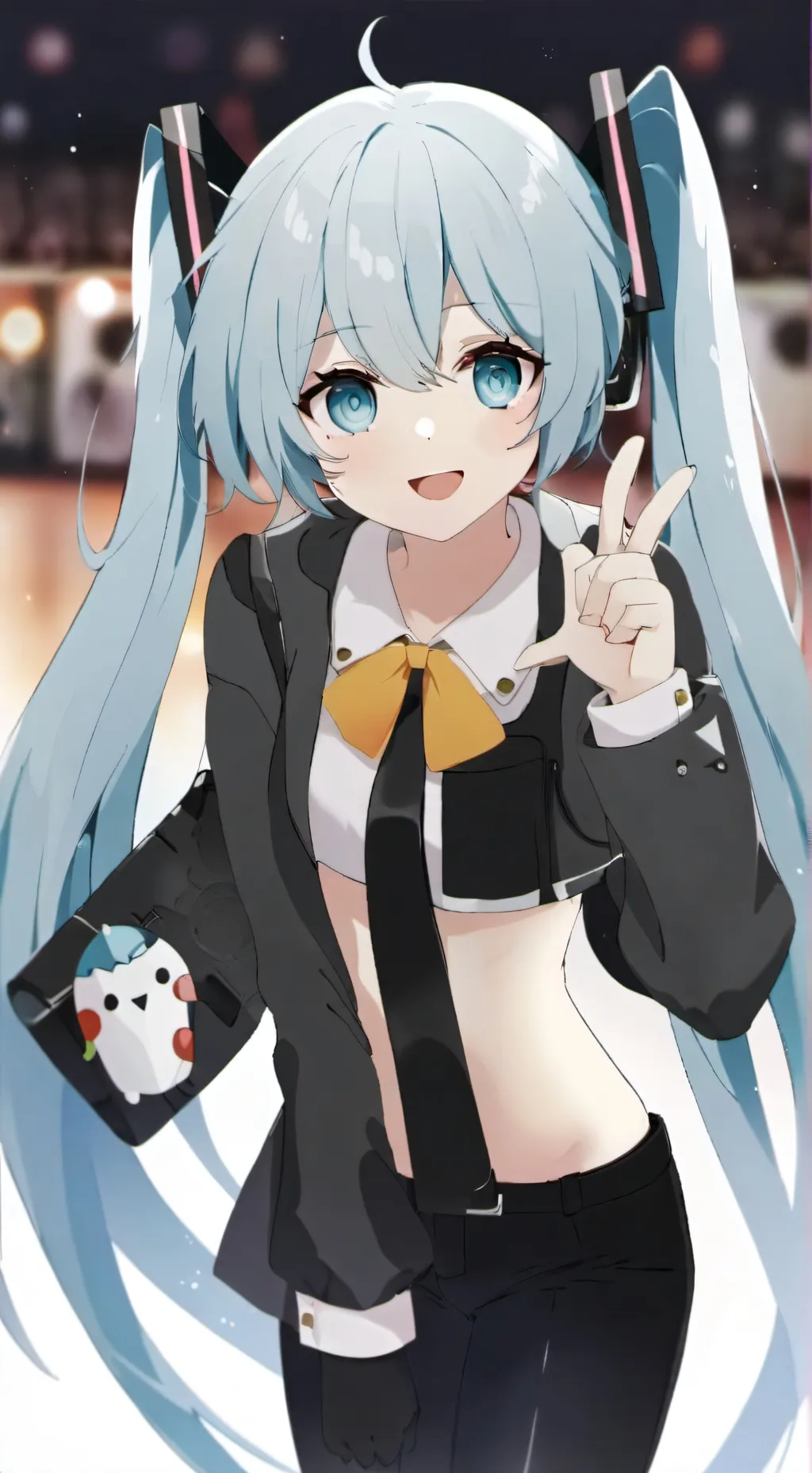 ai character: Miku background