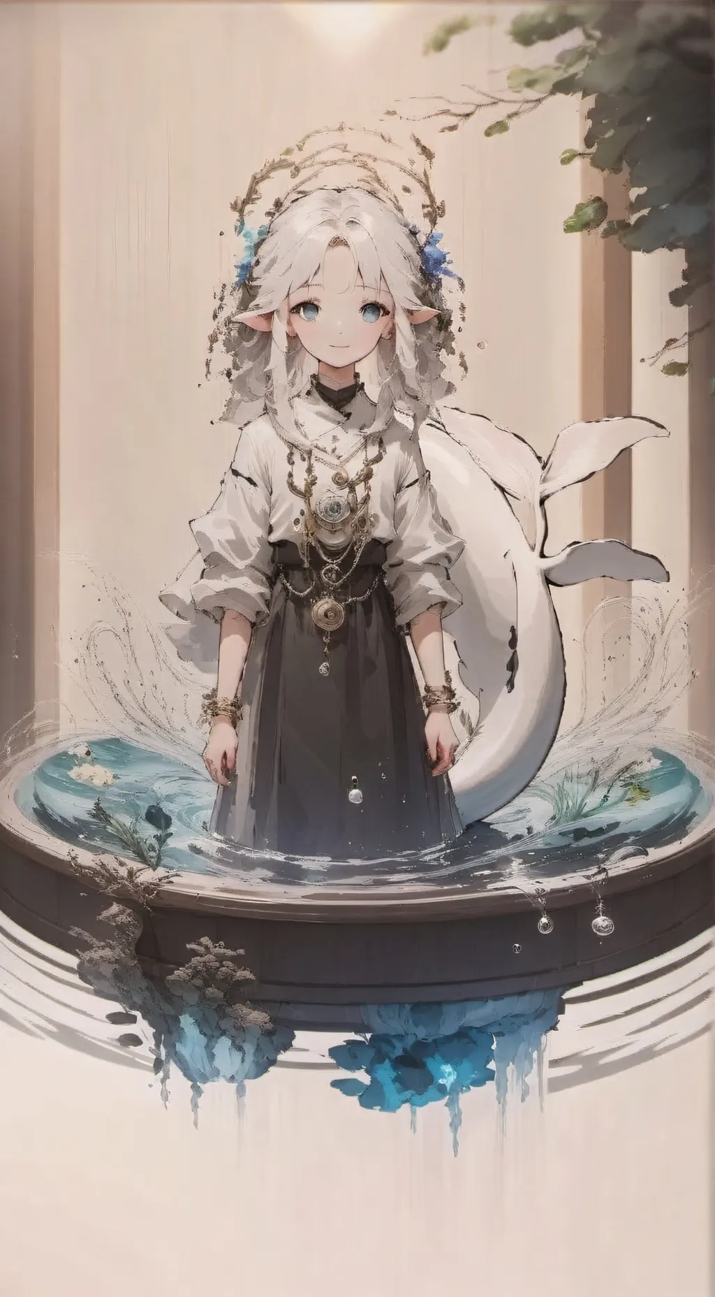 ai character: Echo Spirit Beluga background