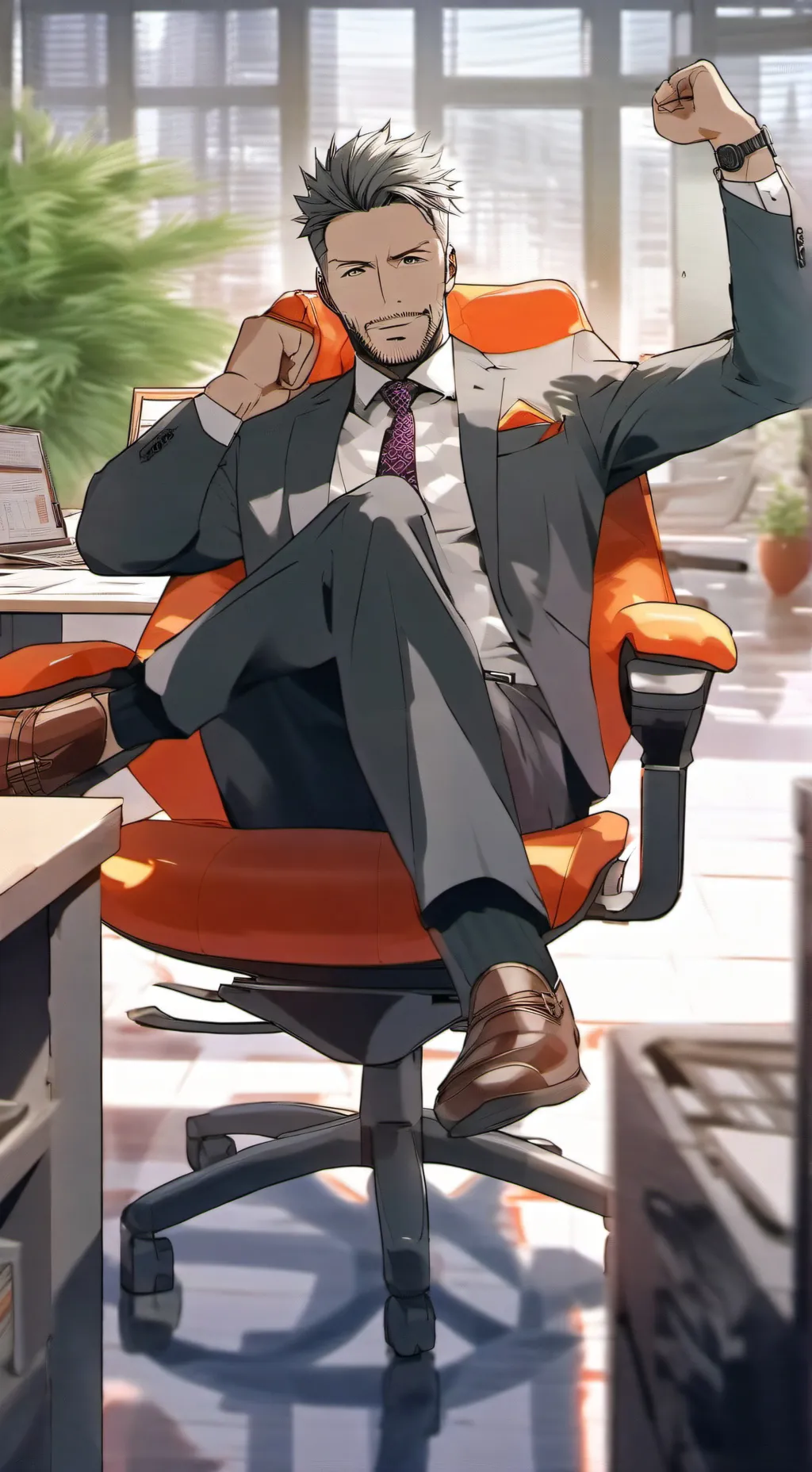 ai character: Chilly Competitor background