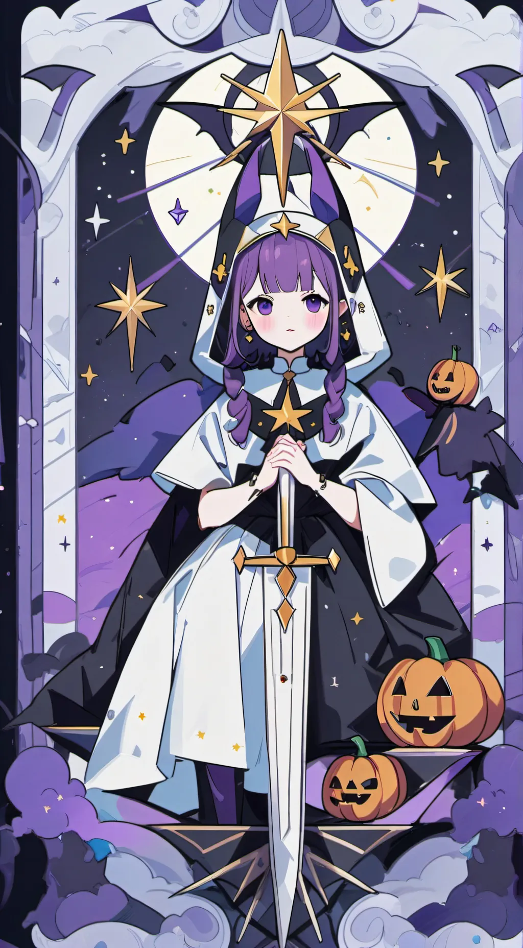 ai character: sprunki halloween  background