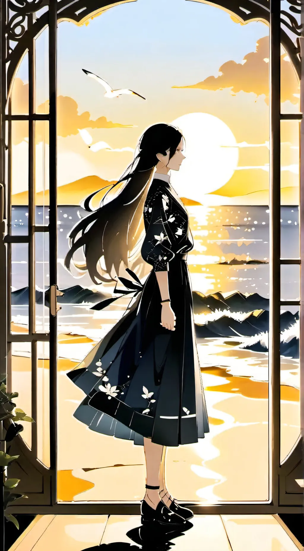 ai character: Luna background