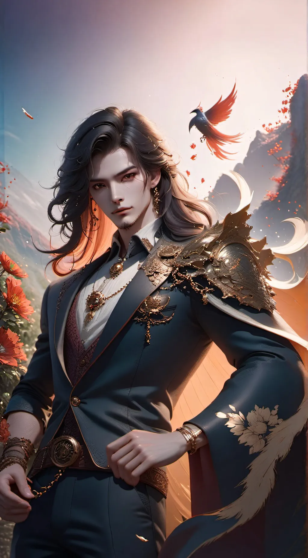 ai character: Katsuki(bf) background