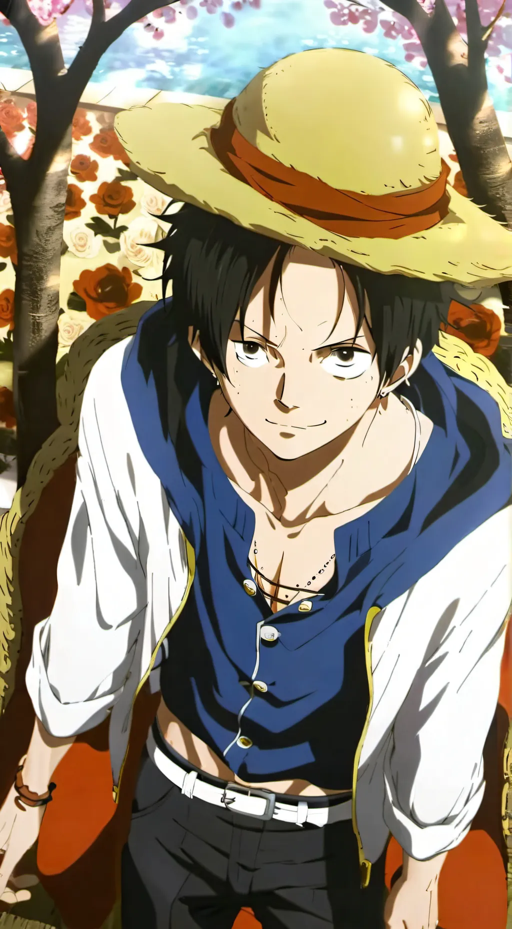 ai character: one piece background