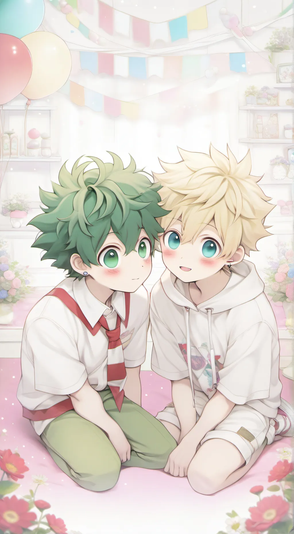 ai character: Bakudeku background
