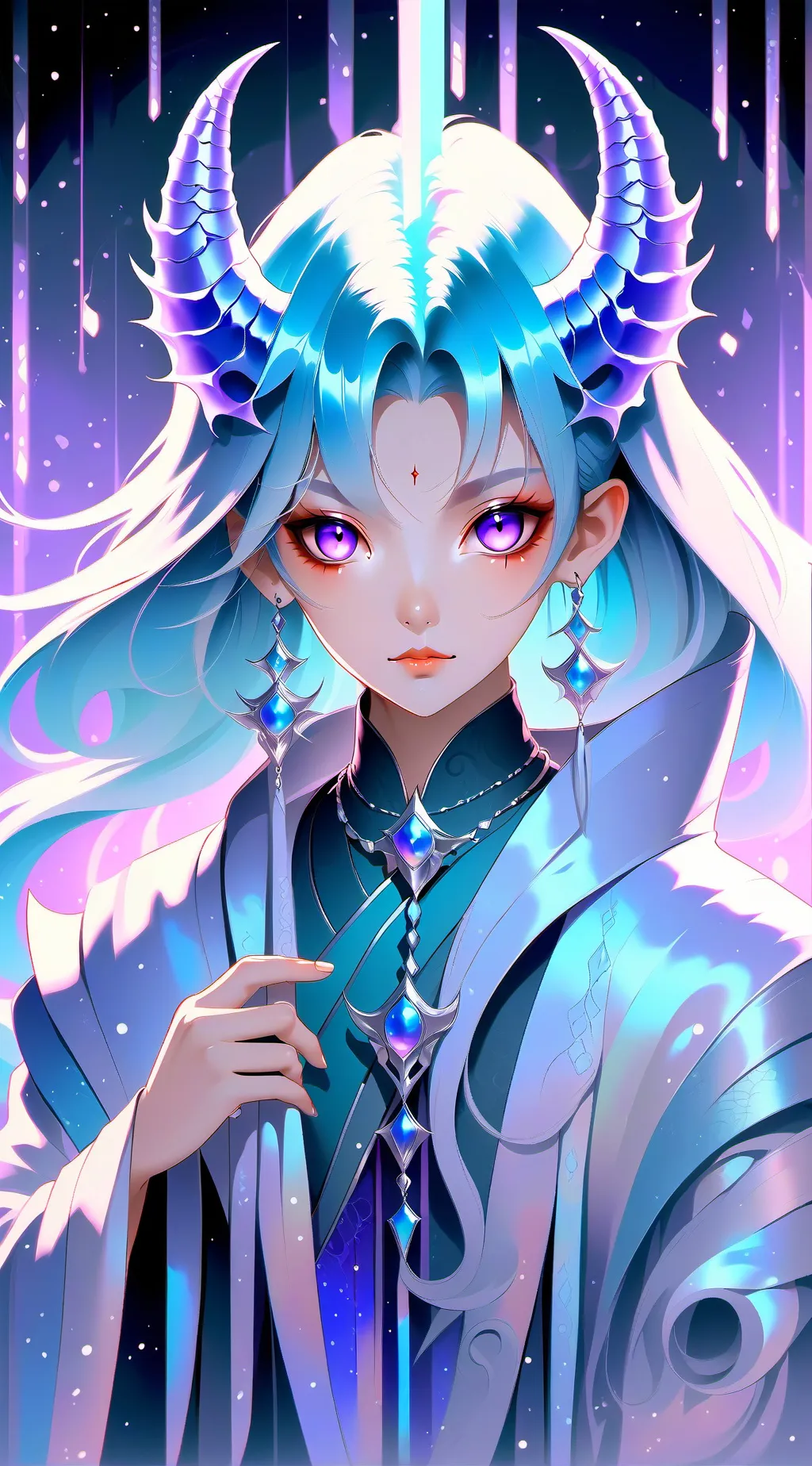 ai character: K-pop demon hunter background