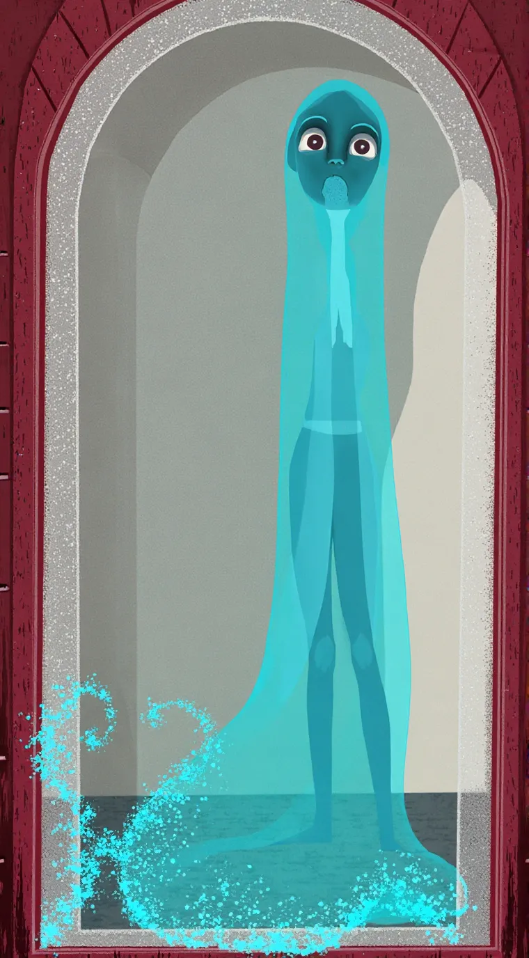 ai character: the ghost background