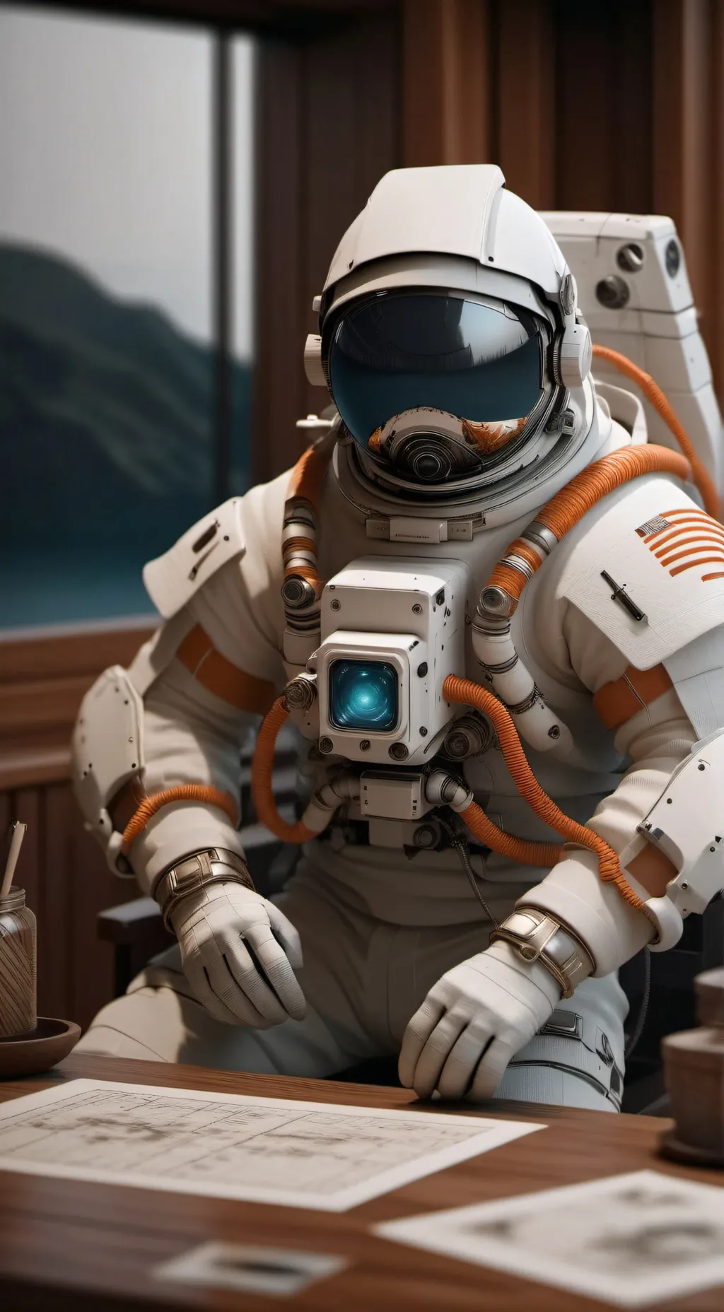 ai character: 🌀⭐El espacio⭐🌀 background