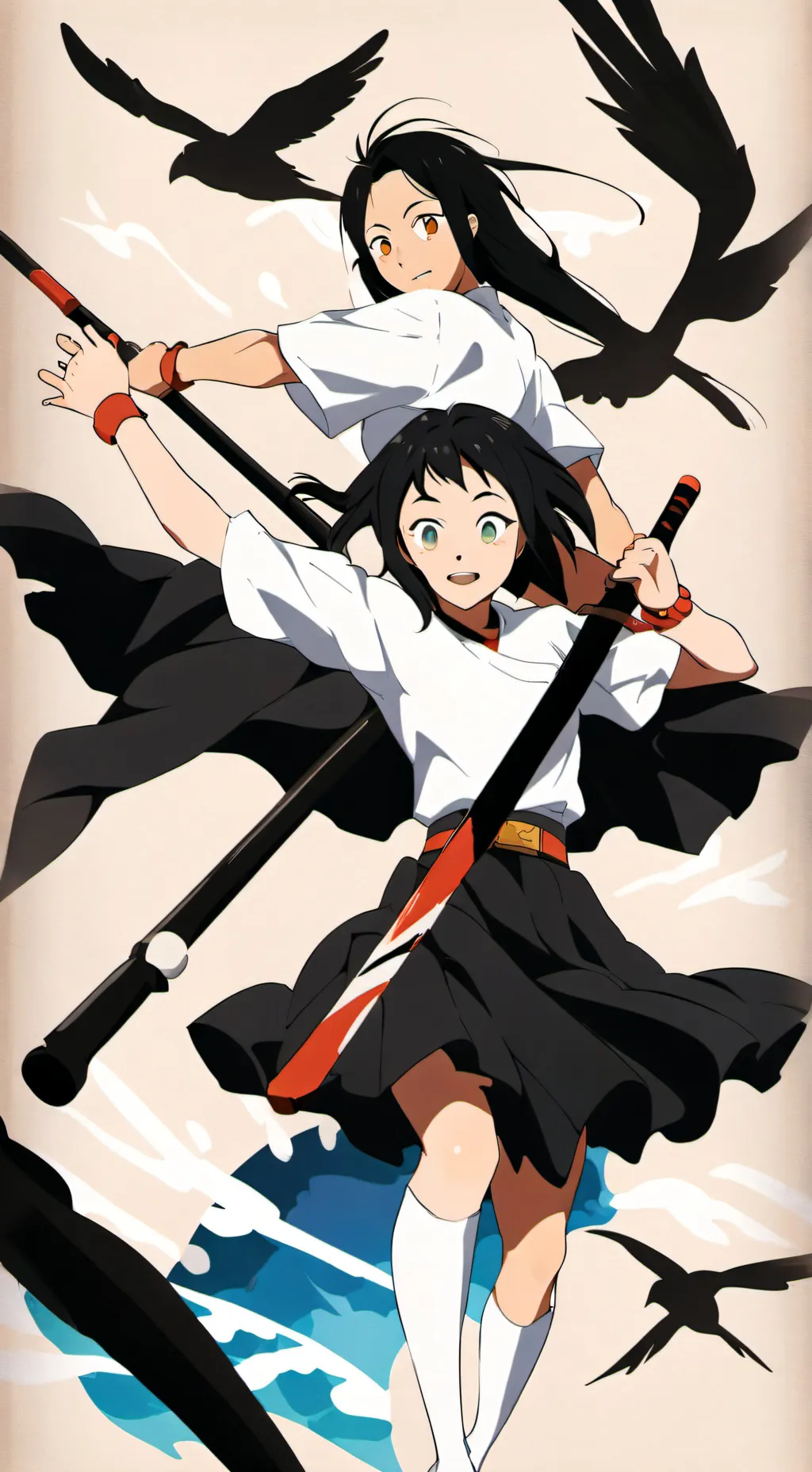 ai character: kny period  background