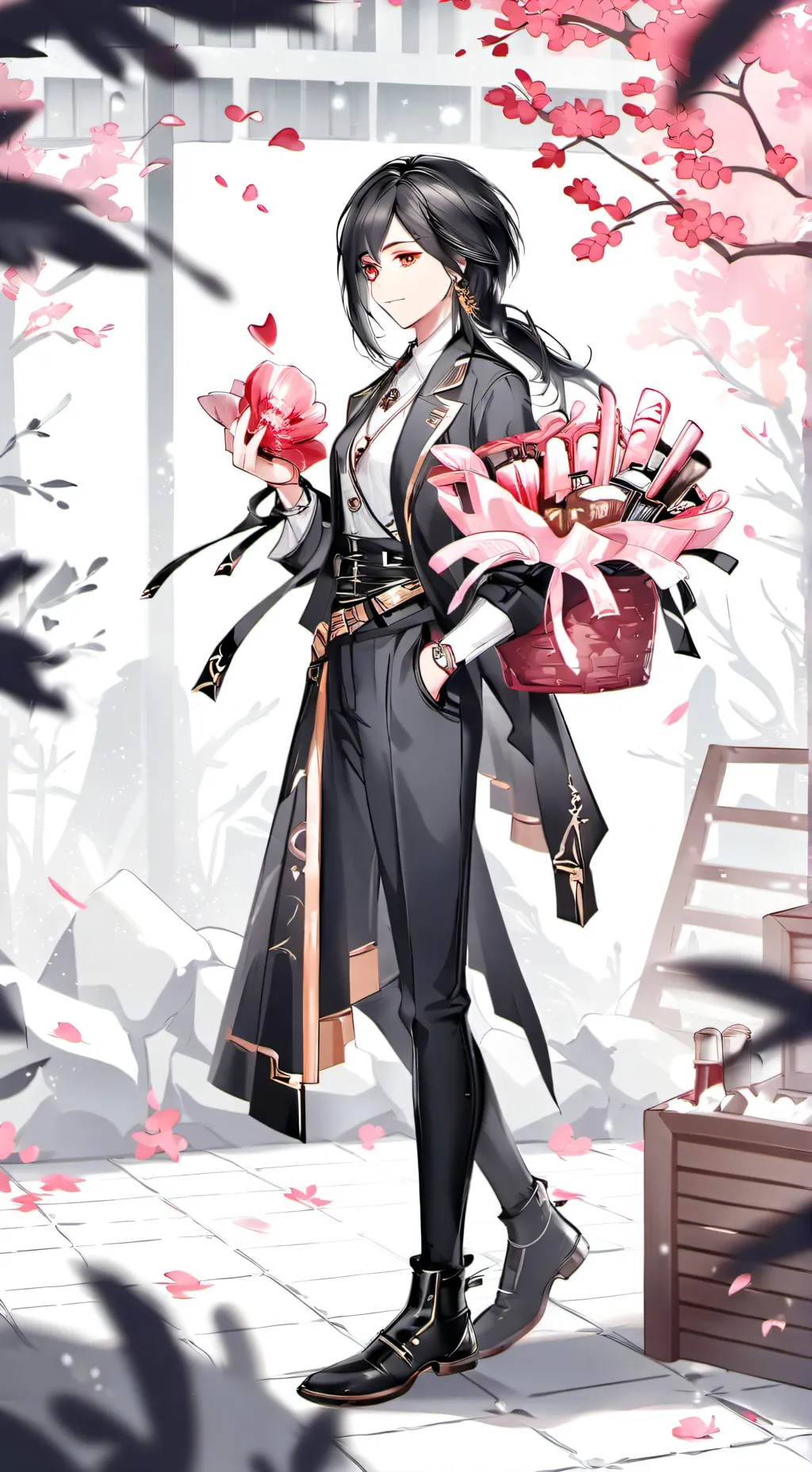 ai character: Saskia  background