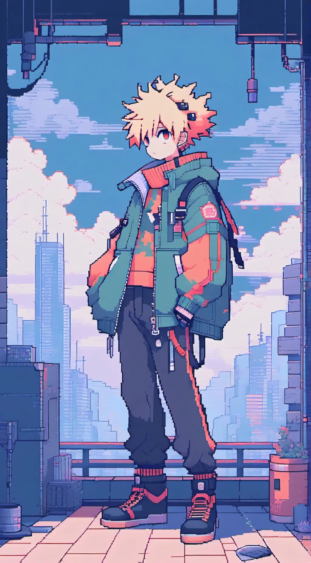 ai character: bakugo background