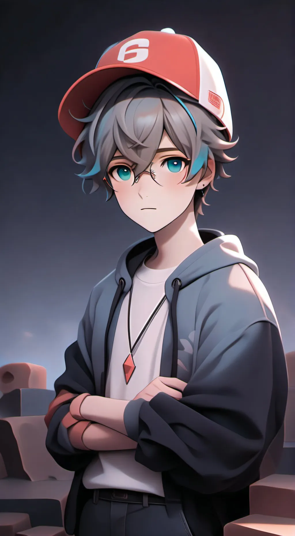 ai character: Omz crew  background