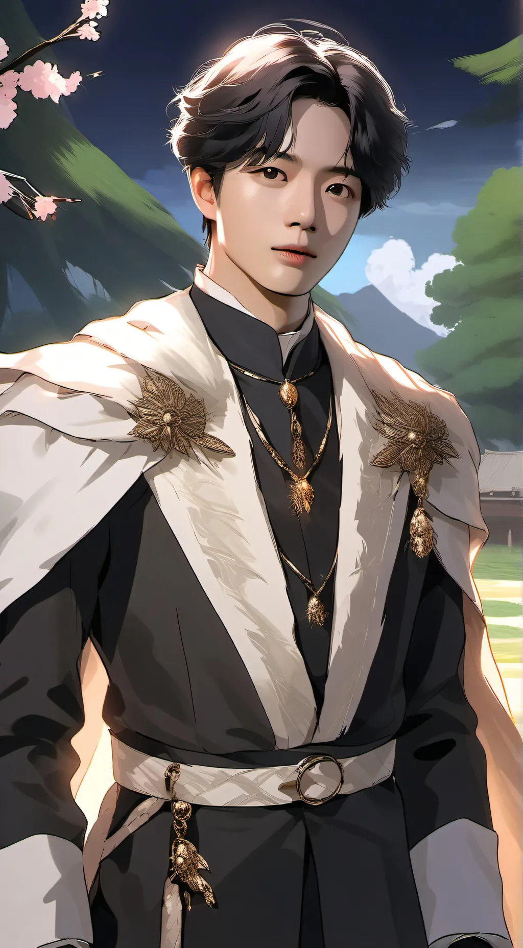 ai character: pool background